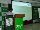 Dr Khandelwal taking a talk on Thyroid for Gynecologist at Fortis Hospital
